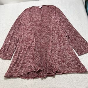 LuLaRoe Women's Large Open Front Lightweight Long Sleeve Cardigan Sweater